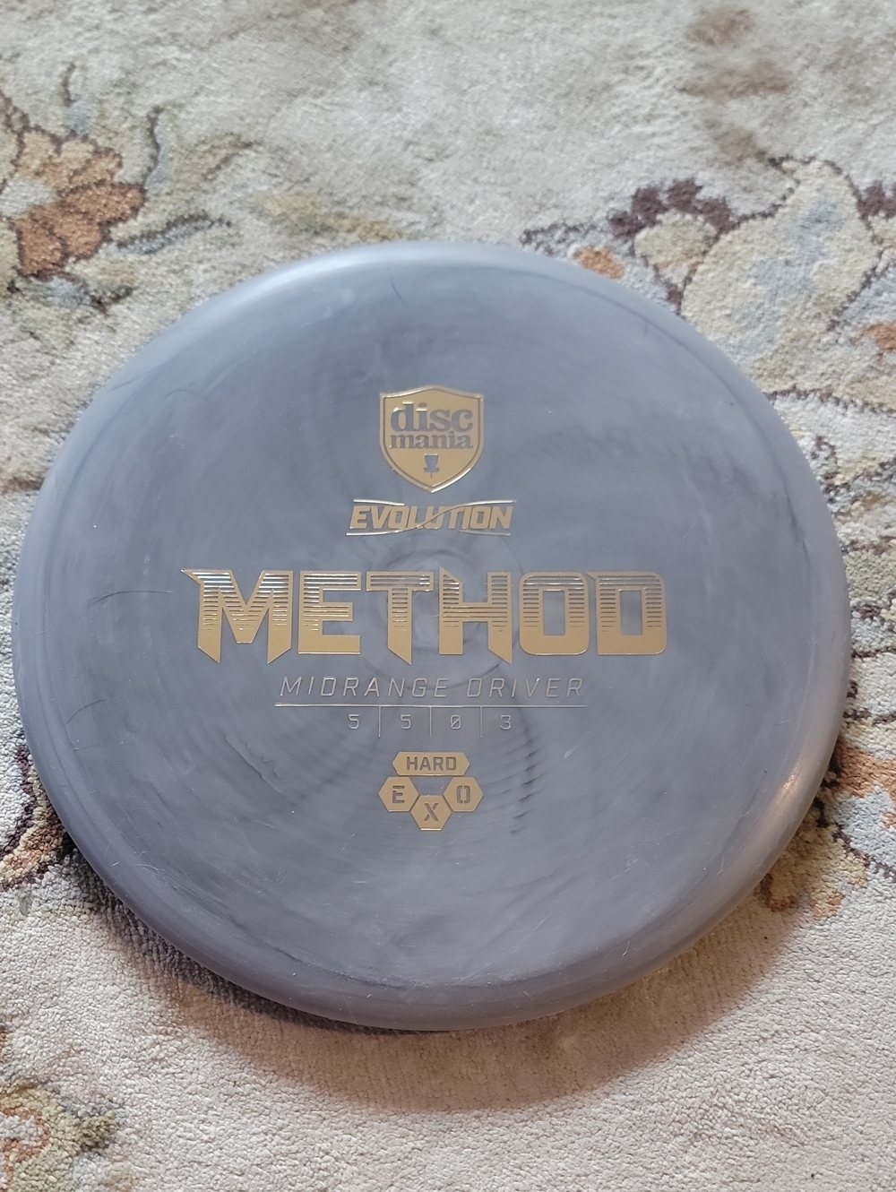 NEW Discmania Evolution METHOD Midrange Driver - Gray with Gold Print 174 Grams